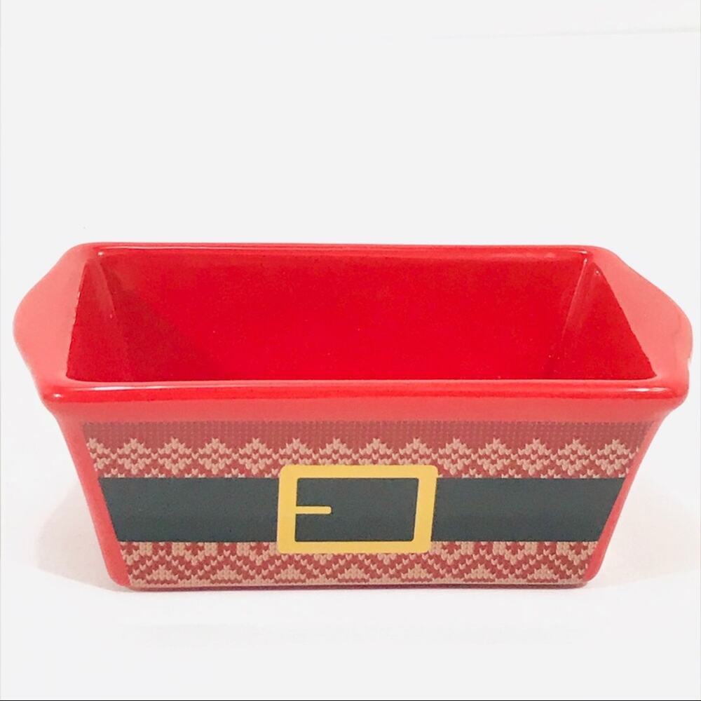 Nantucket Distributing Santa Bakeware, Red, Black